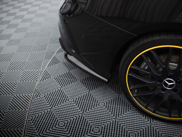 Pol po rear splitter with vertical bars mercedes amg cla 45 c117 facelift 19462 7