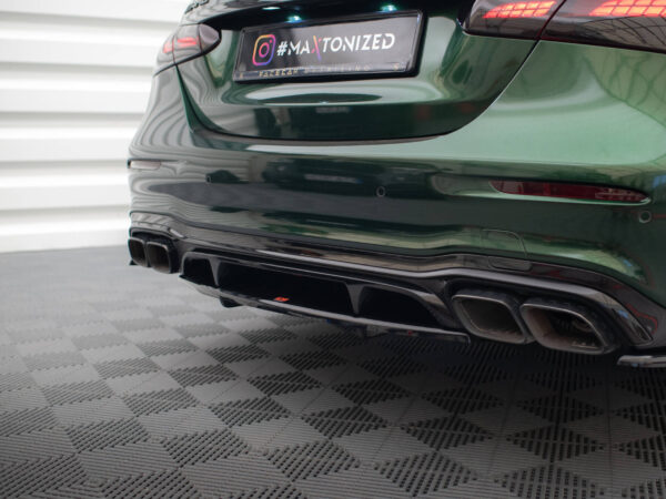 Alternative view of Maxton Design Gloss Black Rear Diffuser For Mercedes-Benz AMG E63 W213 LCI