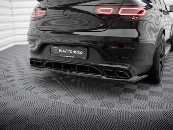 Pol po rear splitter with vertical bars mercedes amg glc 63 coupe c253 facelift 19212 6