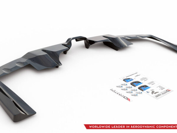 Pol po rear splitter with vertical bars mercedes amg gle 53 coupe c167 c167 facelift 13175 2