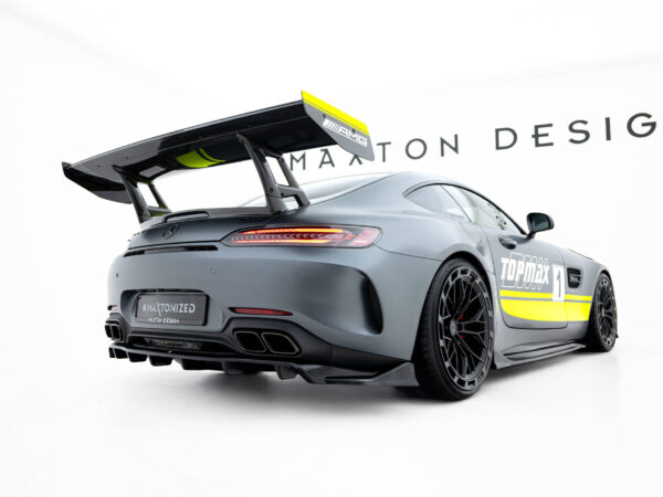 Alternative view of Maxton Design Gloss Black Rear Diffuser For Mercedes-Benz AMG GT C C190 LCI