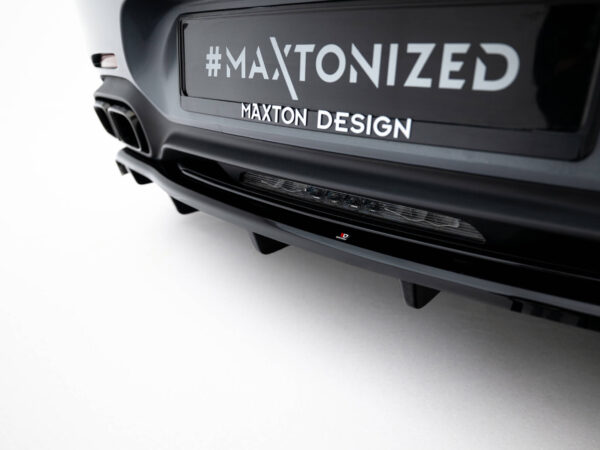 Pol po rear splitter with vertical bars mercedes amg gt c c190 facelift 22292 5