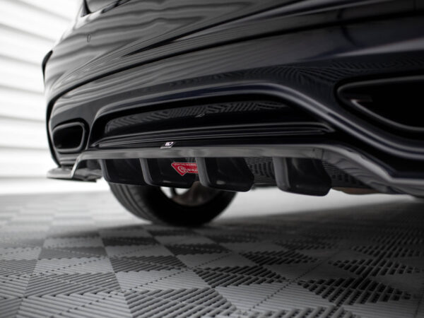 Alternative view of Maxton Design Gloss Black Rear Diffuser For Mercedes-Benz AMG W176 LCI