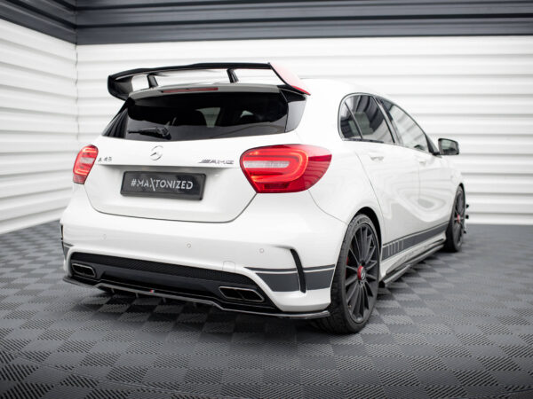 Alternative view of Maxton Design Gloss Black Rear Diffuser For Mercedes-Benz A45 AMG W176