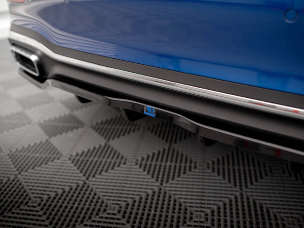 Pol po rear splitter with vertical bars mercedes benz c amg line w206 17717 6