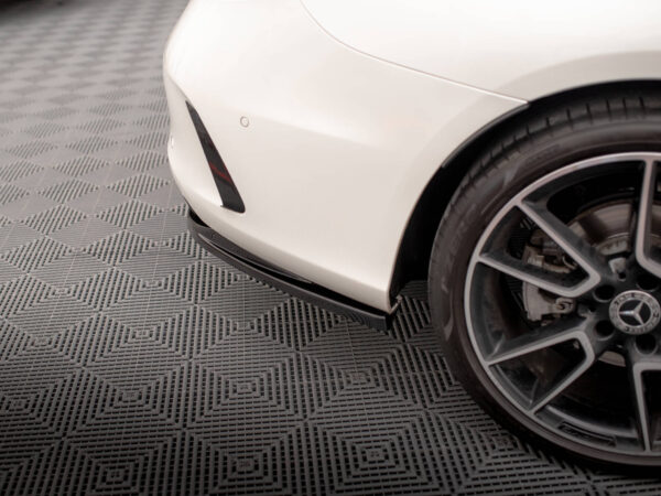 Pol po rear splitter with vertical bars mercedes benz c coupe amg line c205 facelift 18094 8