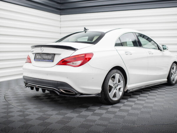 Alternative view of Maxton Design Gloss Black Rear Diffuser For Mercedes-Benz C117 LCI