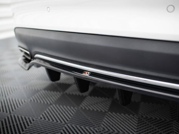 Pol po rear splitter with vertical bars mercedes benz cla c117 facelift 20870 6