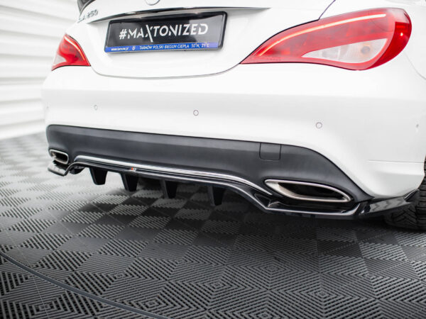 Pol po rear splitter with vertical bars mercedes benz cla c117 facelift 20870 7