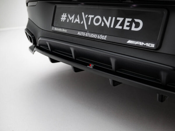 Pol po rear splitter with vertical bars mercedes benz cle amg line c236 21834 4