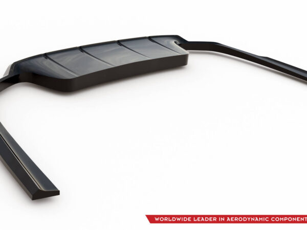 Pol po rear splitter with vertical bars mercedes benz cle amg line c236 21834 6