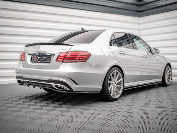 Pol po rear splitter with vertical bars mercedes benz e amg line sedan w212 facelift 15157 5
