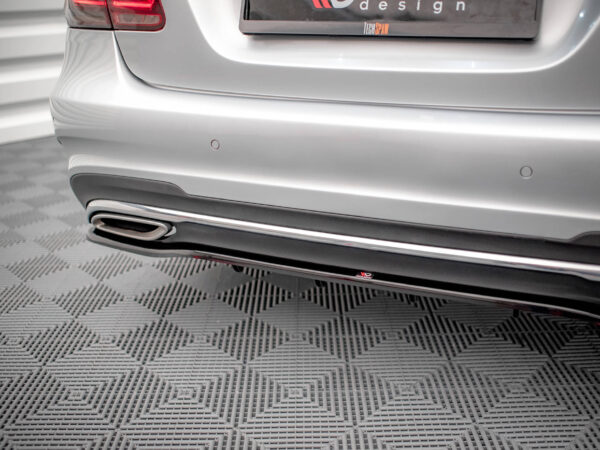 Pol po rear splitter with vertical bars mercedes benz e amg line sedan w212 facelift 15157 6