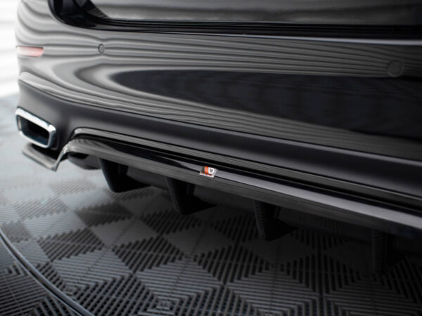 Pol po rear splitter with vertical bars mercedes benz e amg line w214 20828 4