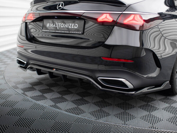 Pol po rear splitter with vertical bars mercedes benz e amg line w214 20828 5