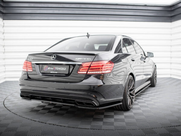 Pol po rear splitter with vertical bars mercedes benz e63 amg sedan w212 facelift 11700 4