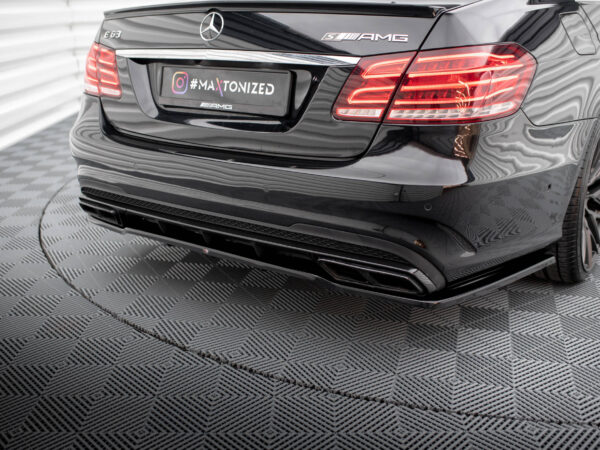 Pol po rear splitter with vertical bars mercedes benz e63 amg sedan w212 facelift 11700 5