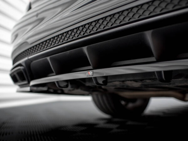 Pol po rear splitter with vertical bars mercedes benz e63 amg sedan w212 facelift 11700 8