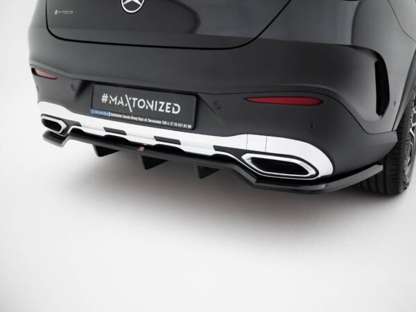Pol po rear splitter with vertical bars mercedes benz glc coupe amg line c254 21405 2