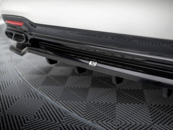 Pol po rear splitter with vertical bars mercedes benz s amg line w222 facelift 19594 3