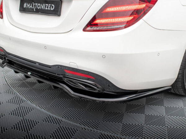 Pol po rear splitter with vertical bars mercedes benz s amg line w222 facelift 19594 5