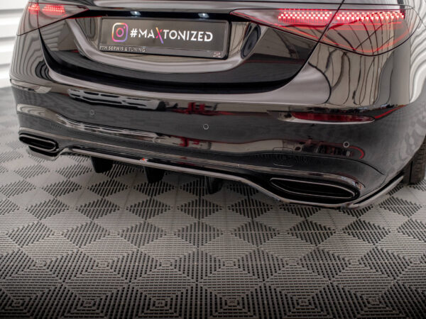 Alternative view of Maxton Design Gloss Black Rear Diffuser For Mercedes-Benz AMG W223
