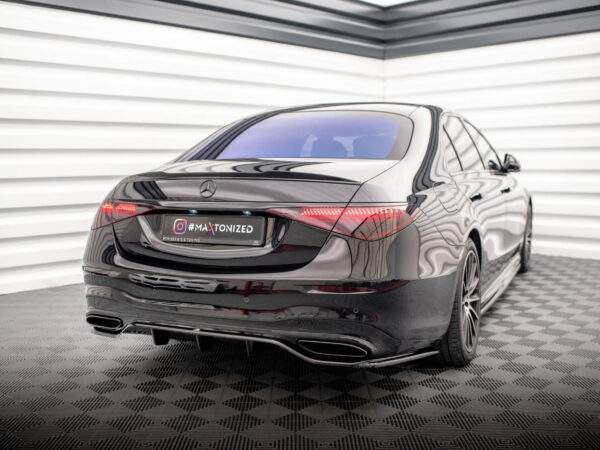 Pol po rear splitter with vertical bars mercedes benz s amg line w223 17758 5