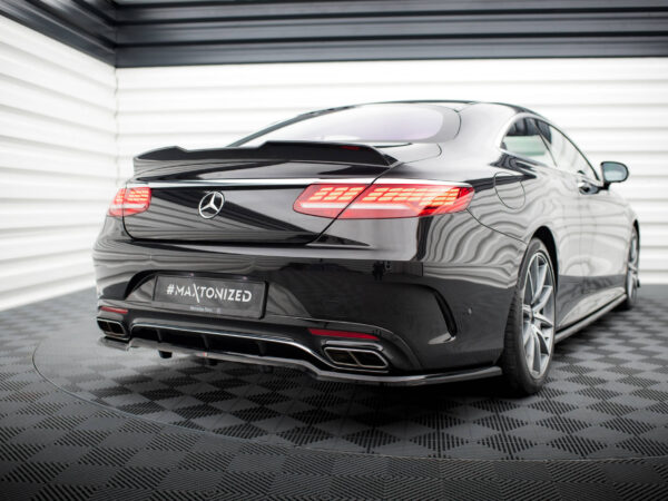 Pol po rear splitter with vertical bars mercedes benz s coupe amg line c217 facelift 20956 2