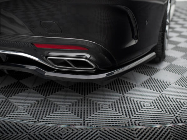 Pol po rear splitter with vertical bars mercedes benz s coupe amg line c217 facelift 20956 5