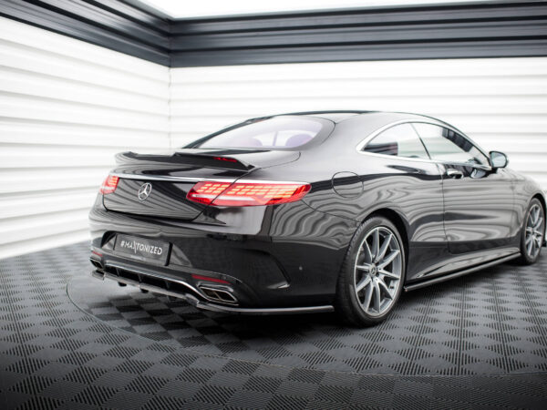 Pol po rear splitter with vertical bars mercedes benz s coupe amg line c217 facelift 20956 8