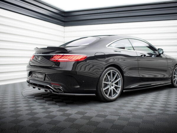 Pol po rear splitter with vertical bars mercedes benz s coupe amg line c217 facelift 20956 9