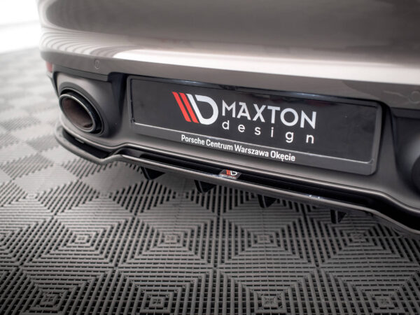 Pol po rear splitter with vertical bars porsche 911 carrera 4s 992 15862 5