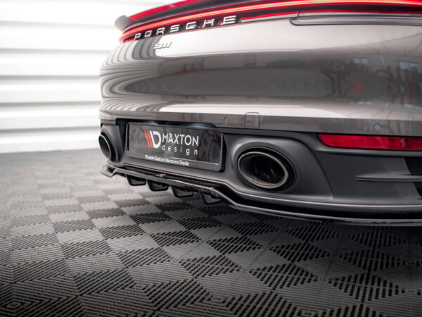 Pol po rear splitter with vertical bars porsche 911 carrera 4s 992 15862 6