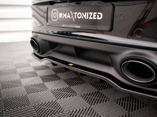 Pol po rear splitter with vertical bars porsche 911 turbo s 992 17272 8