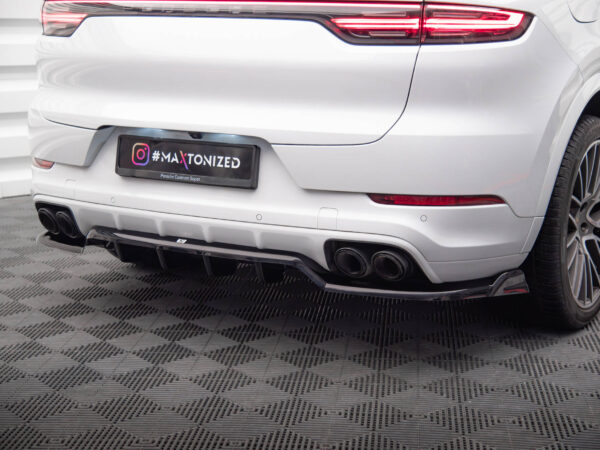 Pol po rear splitter with vertical bars porsche cayenne coupe suv mk3 20173 3
