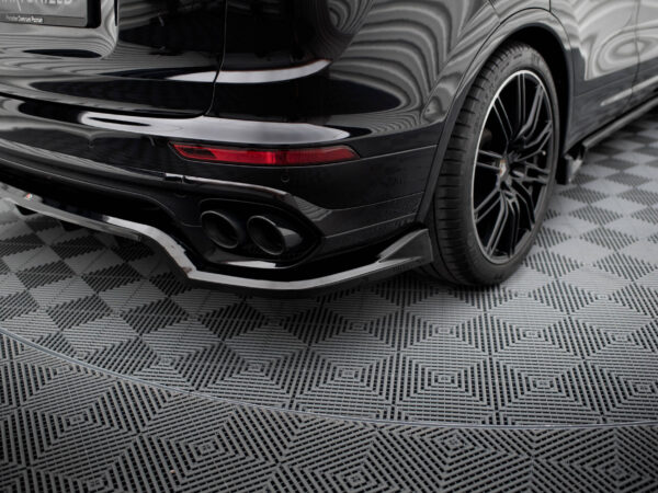 Pol po rear splitter with vertical bars porsche cayenne mk2 facelift 19507 5