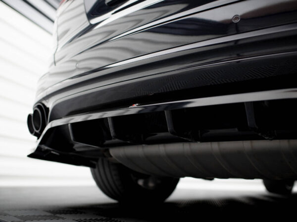 Pol po rear splitter with vertical bars porsche cayenne mk2 facelift 19507 7