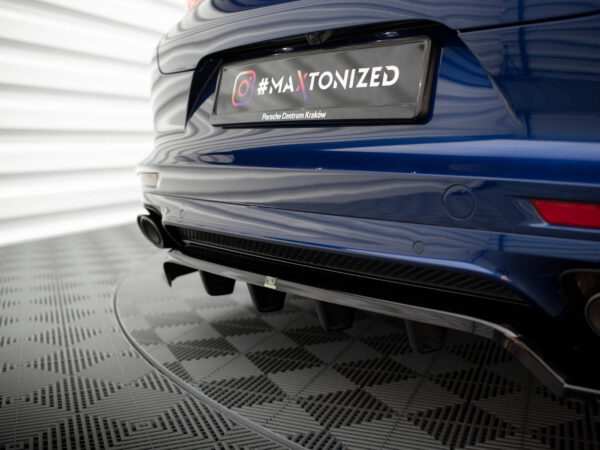 Pol po rear splitter with vertical bars porsche panamera e hybrid 971 facelift 18741 3