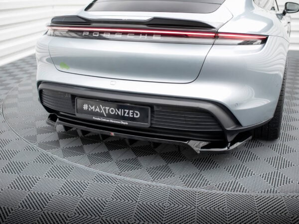 Pol po rear splitter with vertical bars porsche taycan taycan 4 taycan 4s taycan gts mk1 20643 10