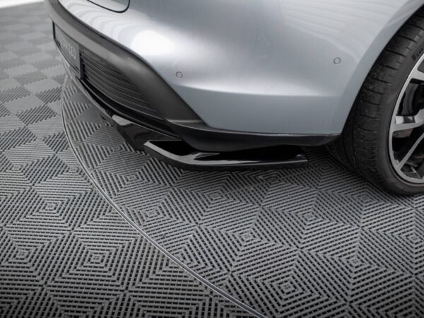 Pol po rear splitter with vertical bars porsche taycan taycan 4 taycan 4s taycan gts mk1 20643 8