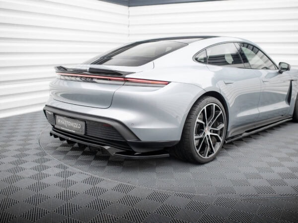 Pol po rear splitter with vertical bars porsche taycan taycan 4 taycan 4s taycan gts mk1 20643 9