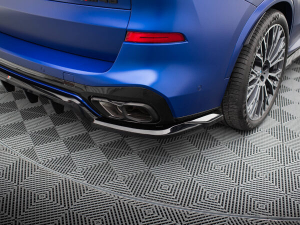 Pol po rear splitter with vertical bars v 1 bmw x5 m pack g05 facelift 19467 3