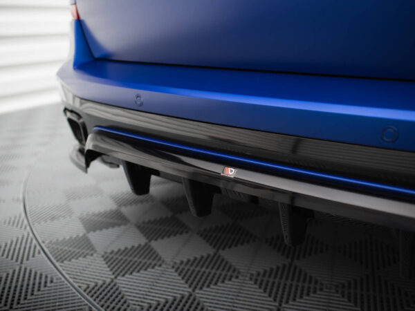 Pol po rear splitter with vertical bars v 1 bmw x5 m pack g05 facelift 19467 4