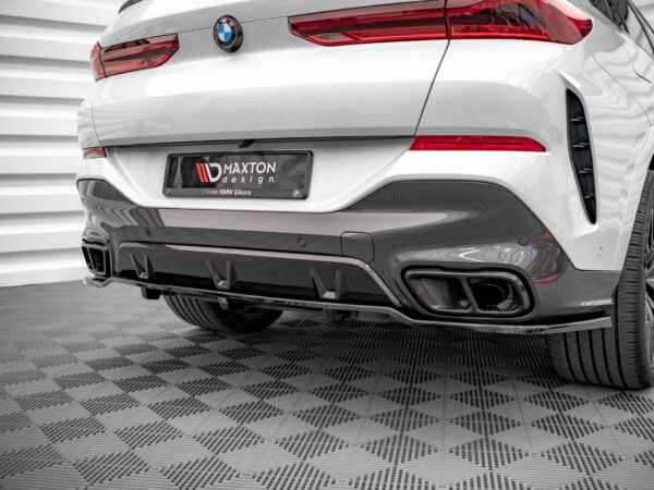 Pol po rear splitter with vertical bars v 1 bmw x6 m pack g06 14035 3