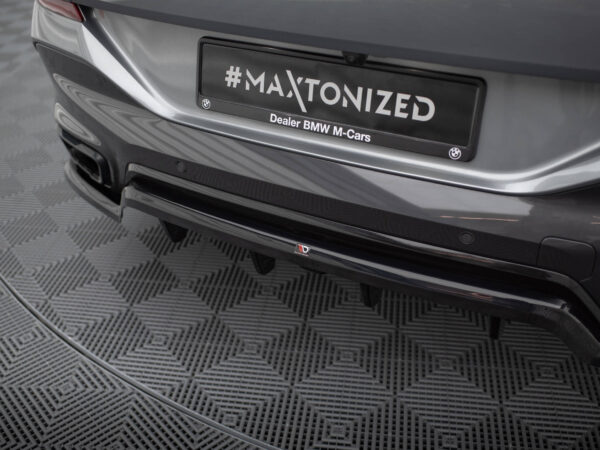 Pol po rear splitter with vertical bars v 1 bmw x6 m pack g06 facelift 19679 3