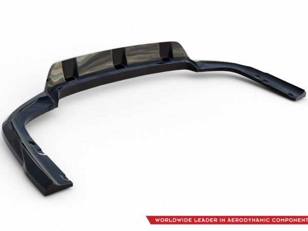 Pol po rear splitter with vertical bars v 1 bmw x6 m pack g06 facelift 19679 6