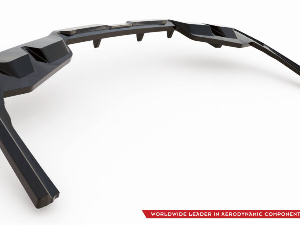 Pol po rear splitter with vertical bars v 1 bmw i4 m pack g26 18603 8