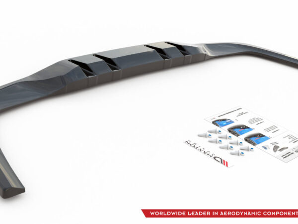 Pol po rear splitter with vertical bars v 1 mercedes a 35 amg sedan v177 14351 3