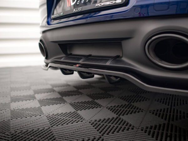 Pol po rear splitter with vertical bars v 1 porsche 911 carrera aero carrera gts 992 17187 4