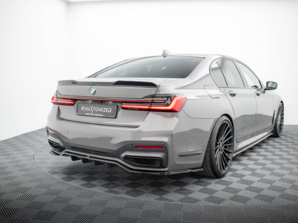 Alternative view of Maxton Design Gloss Black Rear Diffuser V.2 For BMW 7 Series G11 G12 M Sport LCI